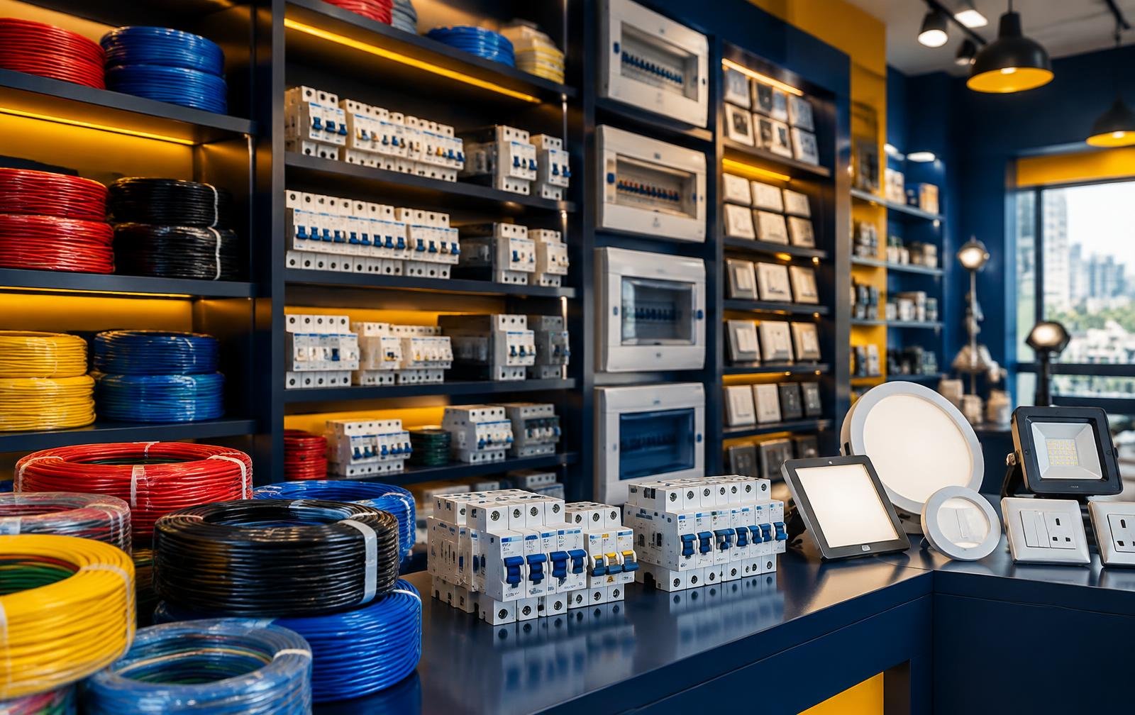 Electrical materials on display at Obitrust ENT